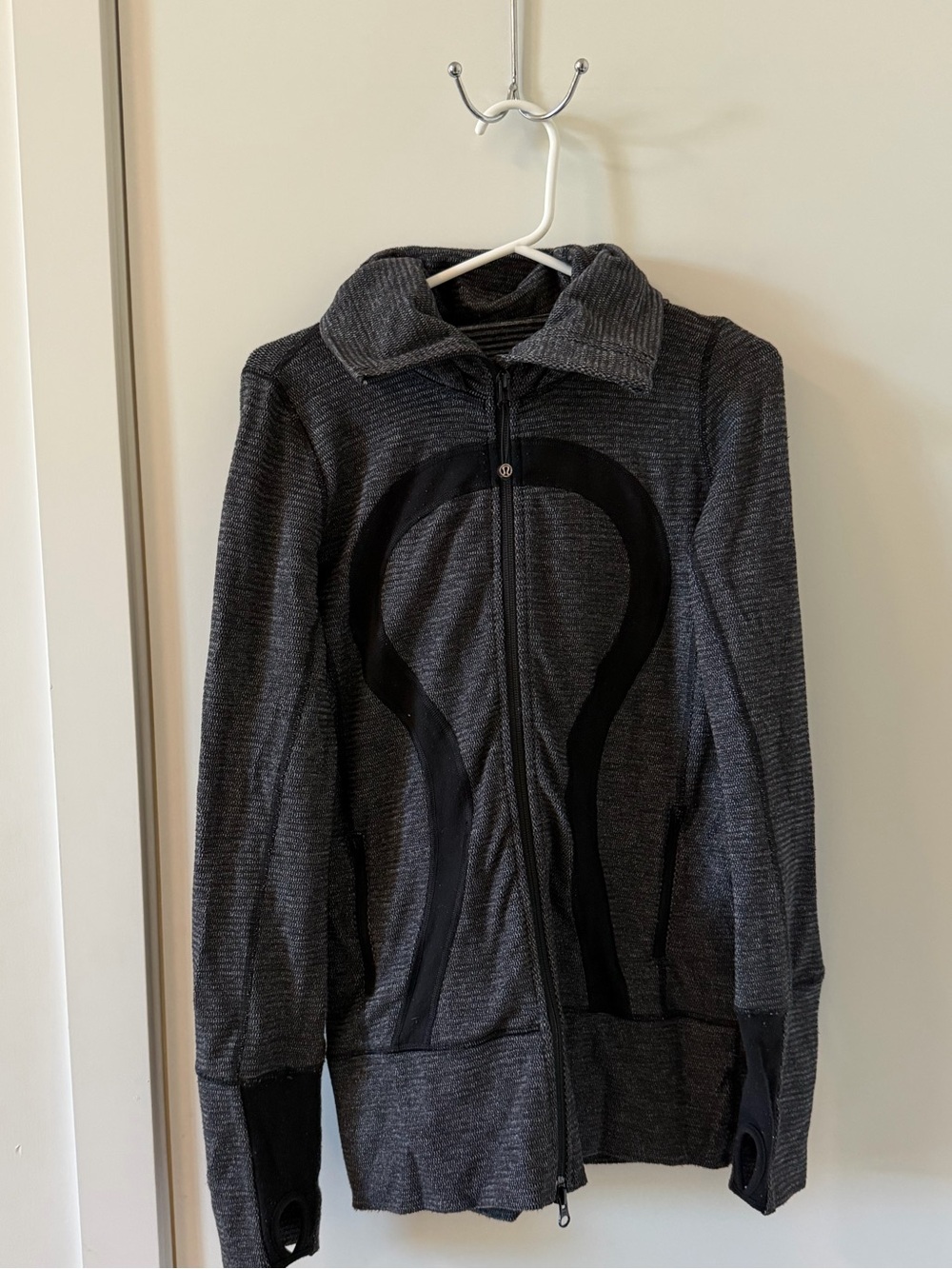 lululemon athletica Charcoal Gray Full-Zip Jacket